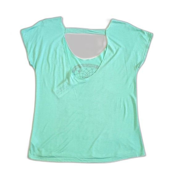 I.Joah T-shirt Sea Green Black Dream Catcher size Medium - Picture 2 of 5